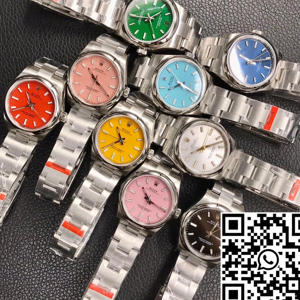 Factory Rolex Candy Oyster Perpetual Dial M277200-0009 31MM Pink EW 1109